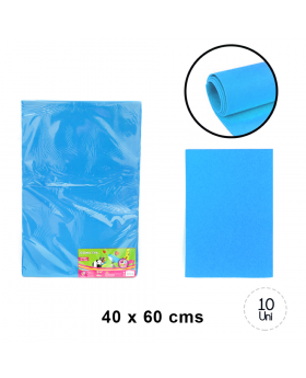 GOMA EVA LISA CELESTE 40x60CM SET10U /20