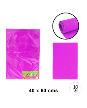 GOMA EVA LISA COLOR FUXIA 40x60 10PCS /20