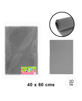 GOMA EVA LISA PLATA 40x60CM SET10U /20