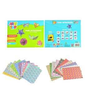 CARPETA PAPEL ENTRETENIDO 24x32CM 10 PLIEGOS /80