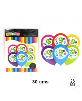 SET GLOBO FELIZ CUMPLEAÑOS 09/100