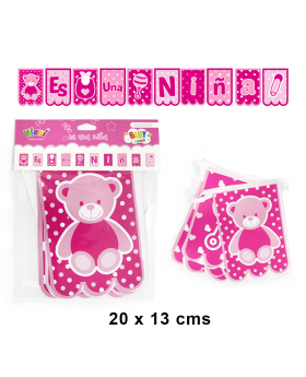 BANNER BABY SHOWER ROSADO/408