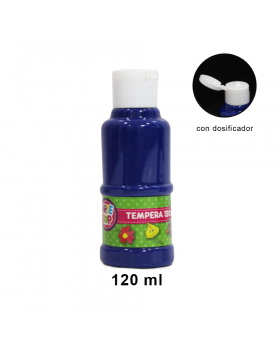 TEMPERA AZUL 120ML /72