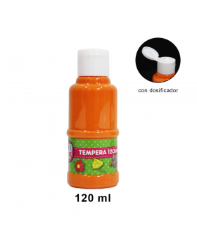 TEMPERA NARANJA 120ML/72
