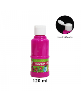 TEMPERA NEON FUCSIA 120ML/72