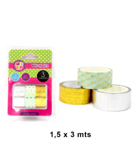 WHASHI TAPE GOLDEN SET3U /288