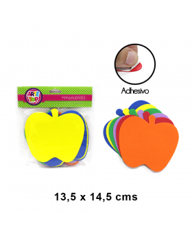 GOMA EVA MANZANA SET12U /240