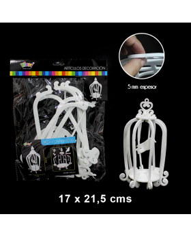 GOMA EVA JAULA PAJAROS 3D /100