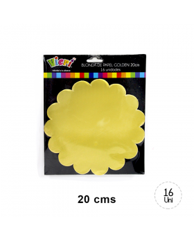 ST BLONDA PAPEL GOLDEN 20CM/72