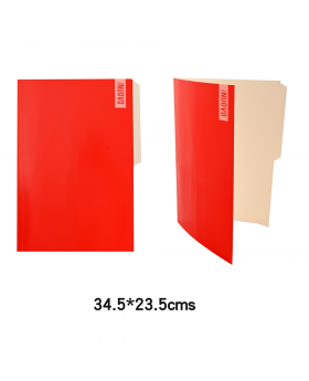 CARPETA PIGMENTADA OFICIO ROJO NUOVO/500