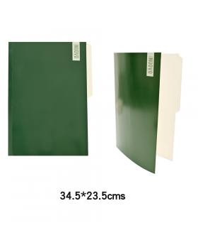 CARPETA PIGMENTADA OFICIO VERDE OSCURO NUOVO/500