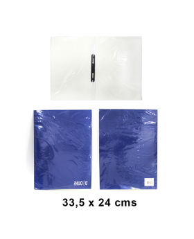 CARPETA FASTENER PLASTIFICADA OFICIO AZUL /200