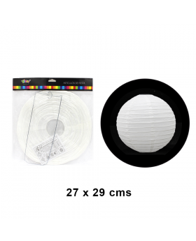 LAMPARA DE PAPEL BLANCA /240