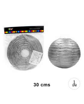 LAMPARA DE PAPEL SILVER /240