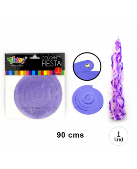 ST 1UN COLGANTE LILA MIX/300