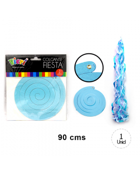 ST 1UN COLGANTE AZUL MIX/300