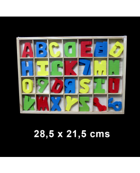 SET LETRAS DE MADERA  /80