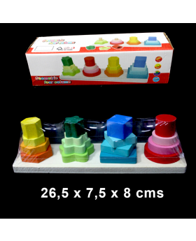 SET FIGURA GEOMETRICAS MULTICOLOR X 1/72
