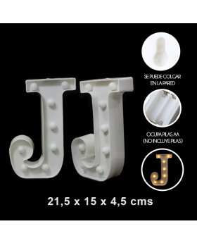 UN LETRA J LED/60