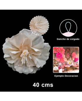 FLOR EVA MELON 40CM/100