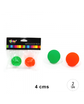 ST PELOTA SALTARINA 4.5CMX2PCS/100