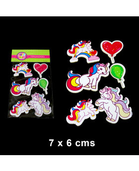 STICKER EVA PRINT UNICORN/300