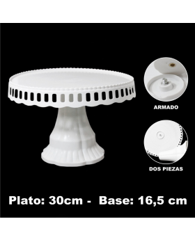 PEDESTAL CANDY BAR BLANCO MEDIANO /48
