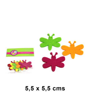 PAÑO LENCI FIGURAS LIBELULA SET5U /240