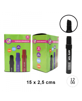 PLUMON PERMANENTE JUMBO NEGRO /480