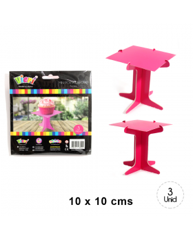 SET PORTA CUPCAKE FUCSIA/288