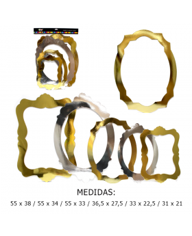 KIT 6PCS MARCO SELFI GOLD/60