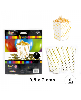 CAJA CABR. CH. BORDE IRREGU. BLA. POL. GOLDEN/264