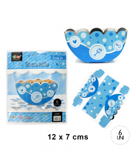 BOWL FRUTAS BABY NIñO CELESTE SILVER /120