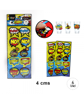 ADHESIVO DECO. COMIC/480