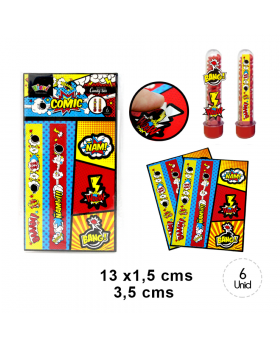 ADHESIVO TUBOS ENSAYO COMIC/720
