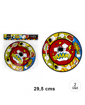 BANDEJA REDONDA COMIC /96