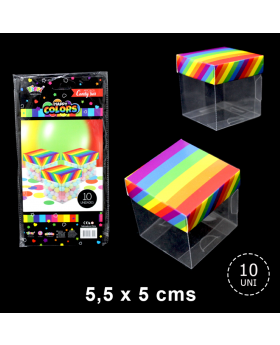 TAPA CAJA TRANSPARENTE HAPPY COLOR/192