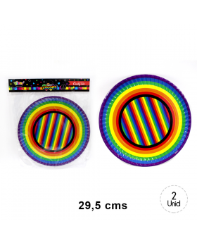 BANDEJA REDONDA HAPPY COLOR /96