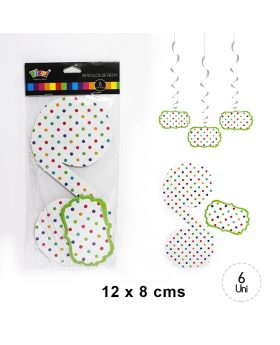 DECO GOLGANTE POLKA COLORES/ 120