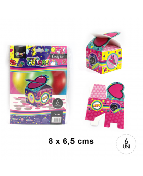 ST 6UN CAJA CORAZON UNICORNIO /192