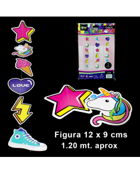 CORTINA DECO COLGANTE UNICORNIO/288