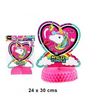 CENTRO DE MESA UNICORN/360