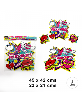 ST DECO MURO UNICORNIO/300