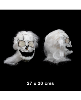 MASCARA BRUJA WHITE SKULL X 1/24