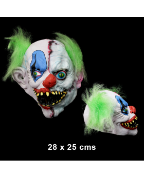 MASCARA PAYASO CRAZY MITAD X 1/24