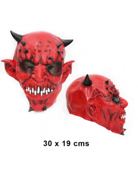 MASCARA DIABLO BLACK CUERNOS X 1/24