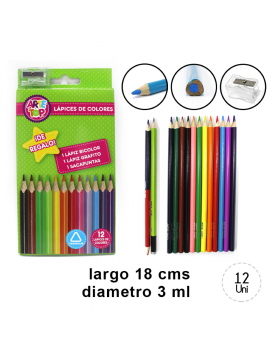 LAPIZ COLOR TRIANGULAR PLUS SET 10U /200