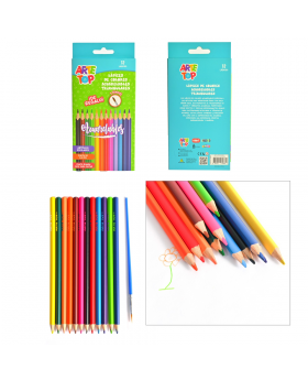 SET LAPIZ COLOR TRIANGULAR ACUARELA 10UN/200