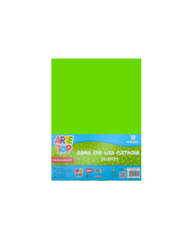 GOMA EVA LISA 20x30 PISTACHO 10 PCS /100