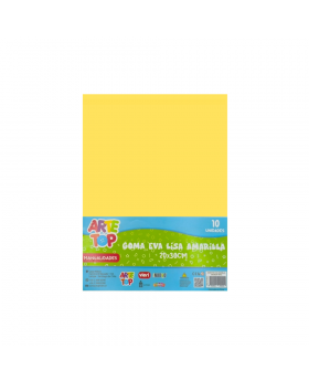 GOMA EVA LISA 20x30 AMARILLO 10 PCS /100